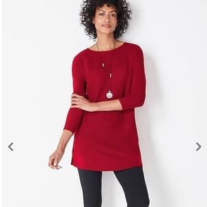 J. Jill Lakewood Merino Sweater Tunic.
